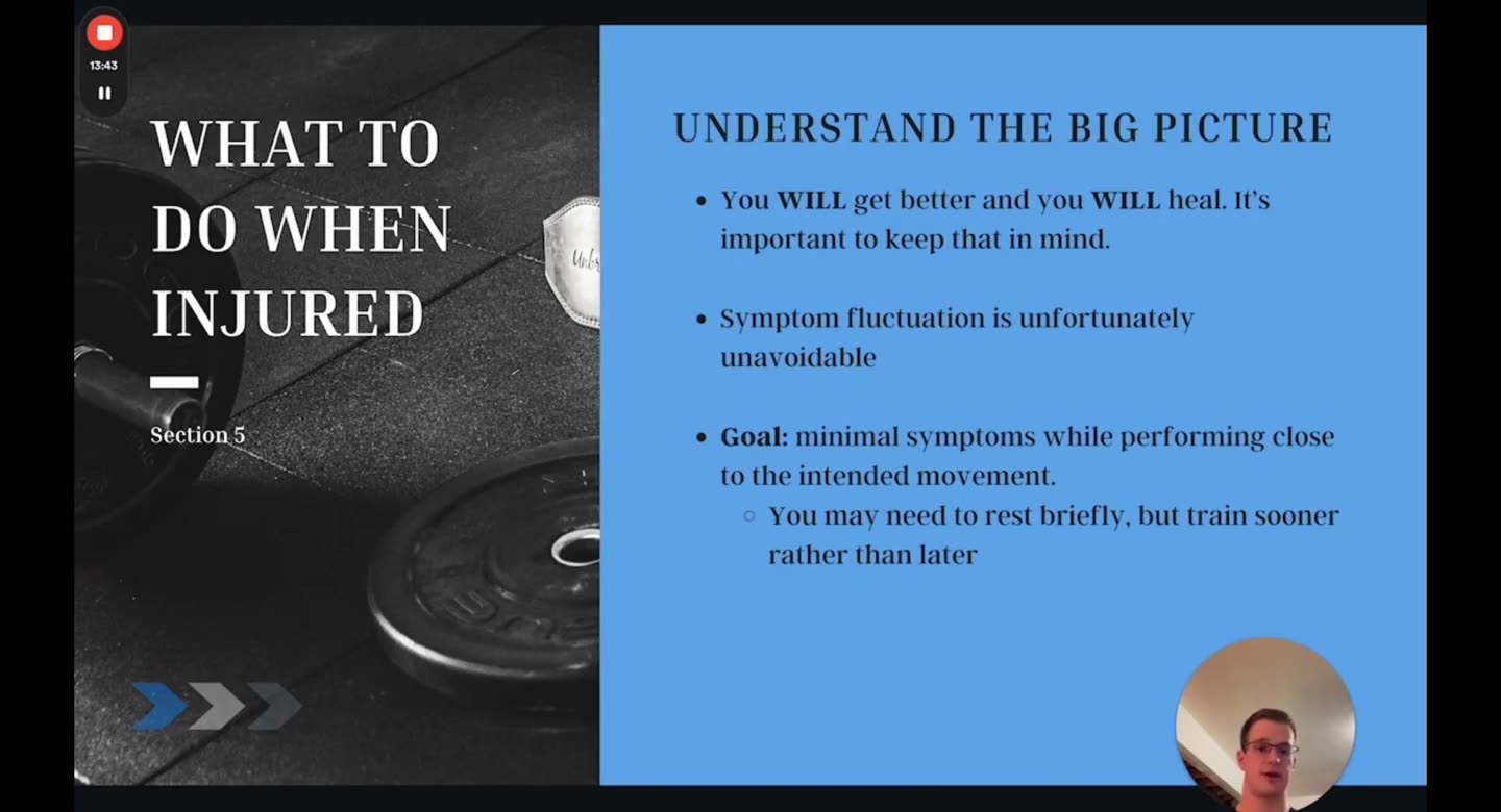 Folie What to do when injured: Understand the big picture
