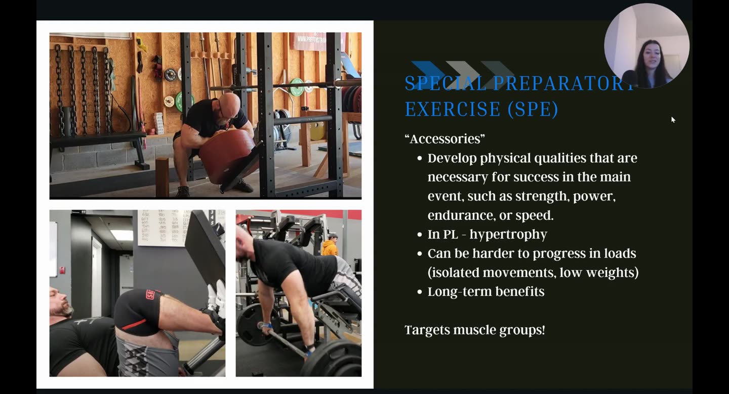 Folie Special Preparatory Exercise (SPE): Accessories, Hypertrophie, langfristiger Nutzen